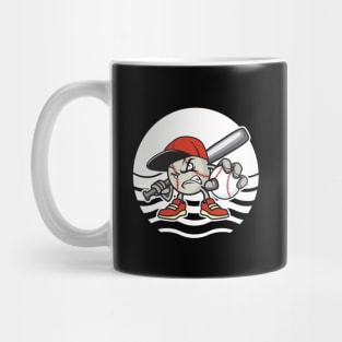 Baseball Cartoon Catcher Mug